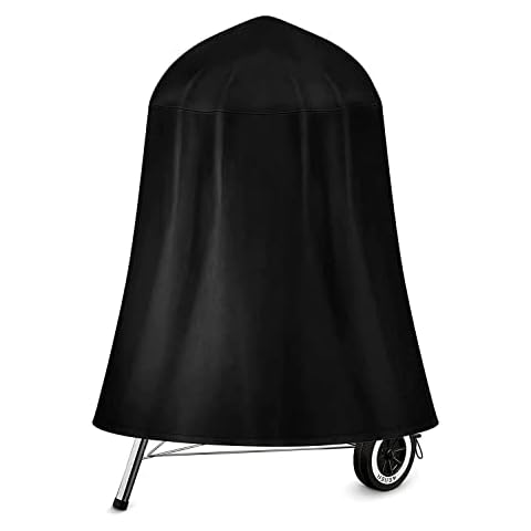 apollo walker BBQ Grill Cover,vertical smoker covers,Heavy Duty Waterproof Charcoal Kettle Grill Cover,Round Smoker Cover 36" Dia x 42" H,for Weber, Char-Broil and More Grills Cover
