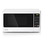 TOSHIBA 20 Liter 800W Digital Solo Small Microwave With 11 Power Levels, One-touch Express Cook with 6 Preset Recipe, Defrost, Digital Display, Perfect for 9'' pizza, Easy Clean, White- MM-EM20P(WH)