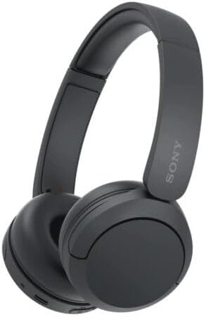 Sony WH-CH520 Wireless Bluetooth Headphones, Up to 50 Hours Battery Life with Fast Charge, On-Ear Style, Black (Refurbished) - View 5