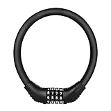 Solution antivol : fabriqué en alliage de zinc robuste de 11 mm avec un revêtement en PVC, ce verrou offre une excellente résistance contre les tentatives de coupe, une sécurité durable pour votre vélo.