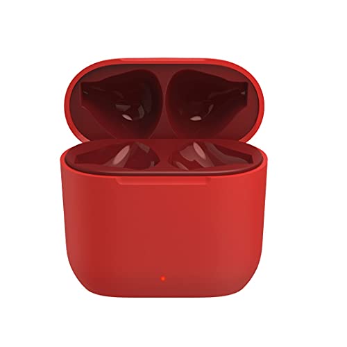 Hama "Freedom Light Ecouteurs Bluetooth® sans Fil USB C - 7H d'Autonomie, Assistant Vocaux Siri & Google, Microphone Intégré, Commande Tactile - Rouge