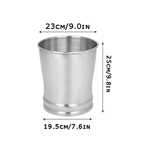 Caneca de Basura de Acero Inoxidable sin Tapa 10 L miniatura 2