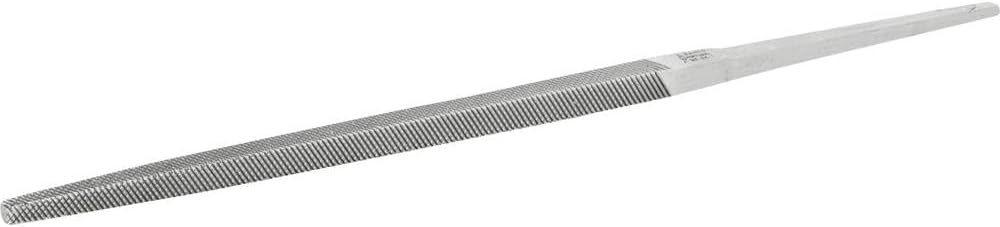 Bahco 8-Inch Square File, Ergo Bastard Cut 25 TPI, Tapered, Double-Cut Construction, Metal, 14.17 inches