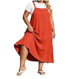 Plus Size Maternity Cami Dress Womens Square Neck...