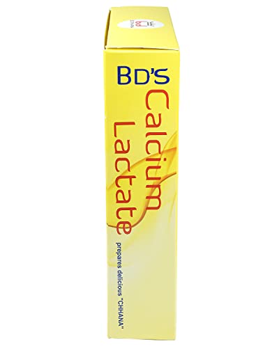 Image of BD's Calcium Lactate Powder 450g - Pack of 2 | High Chhena Yield | Low Fat | Gluten-Free | Pure Calcium Supplement for Overall Health