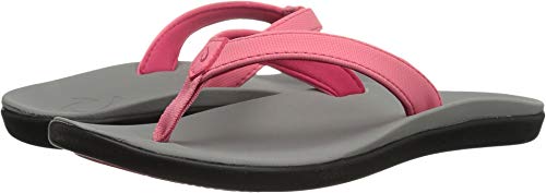 Image of OLUKAI Ho'opio Girls' Beach Sandals, Quick-Dry Flip-Flop, Water Resistant & Cute Design, All-Day Comfort Fit