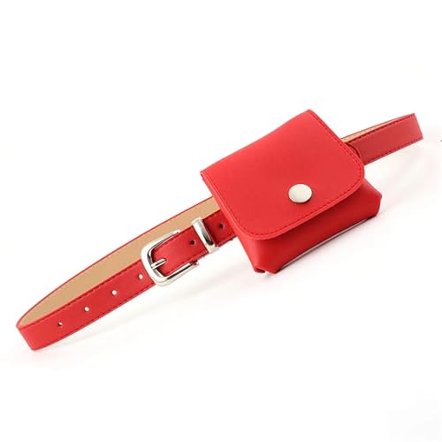 Women's Decorative Belt Fanny Pack For Women Waist Belt Bag Ladies Casual Pu Leather Belt For A Bag