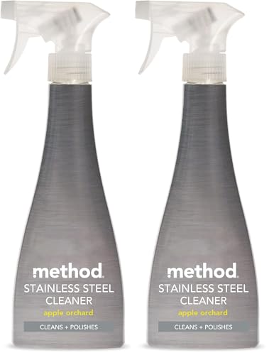 Image of Method stainless steel cleaner, apple orchard, 354ml (Pack of 2)