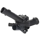 OCPTY Thermostat Housing Assembly Engine Coolant Thermostat Housing Assembly Fit For 2010-2014 Volkswagen Golf,2006-2009 Volkswagen Rabbit 07K121115C 902-5156