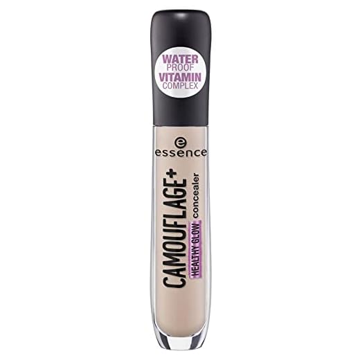 essence CAMOUFLAGE+ HEALTHY GLOW correttore viso, con vitamine, schiarente, naturale, luminosa (5ml)