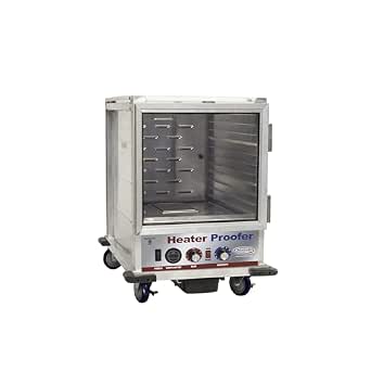Winholt NHPL-1810HHC Non-Insulated Heater/Proofer Cabinet with Analog Drawer, Mobile, Half Height, 22.9"W x 32-3/4"D x 30-1/2"H, Aluminum Construction, NSF