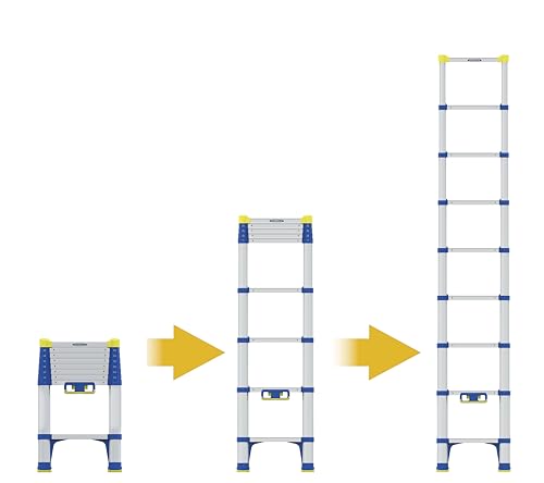 Werner Soft Close Telescopic Extension Ladder 2.6m