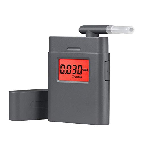 WYJW Professional Breath Alcohol Tester Portable Digital Breathalyzern with LCD Display