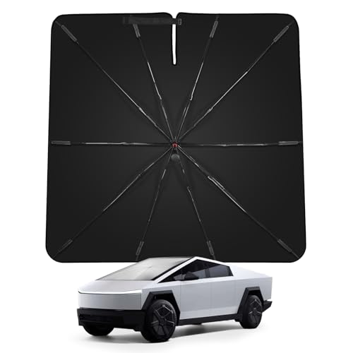 Windshield Sunshade Umbrella for Tesla Cybertruck 54x 60x 61