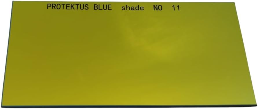 Blue welding lens 2" X 4.25 shade 11