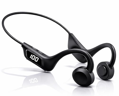 Image of Earflow Air Conduction Headphones, V5.3 Bluetooth Earphones with IPX6 Sweat & Splash Resistance, Open Ear Headset for Ear Health & Comfort, Ideal for Sports, Running, Climbing, Cycling