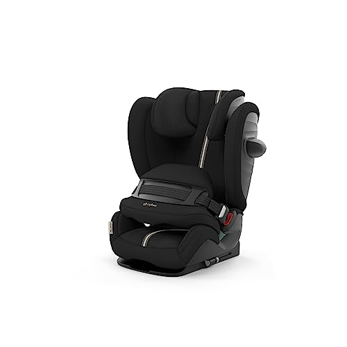 CYBEX Gold Kindersitz Pallas G i-Size Plus, Ab ca. 15 Monate bis ca. 12 Jahre (76 - 150 cm), Ab ca. 9 bis 50 kg, Moon Black