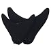 BE FINE Mermaid Tail with Monofin for Swimming,Mermaid Fins for Kids and Adults (Black)