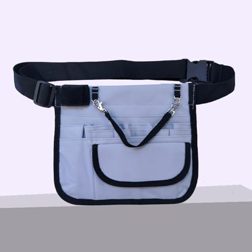 Sac banane infirmière gris clair ajustable avec compartiments outils - 4