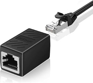Alfais 4608 Gigabit Ca55 6 Splitter Extension Extender Rj45 Splice Coupler Interconnect Cable Coupler