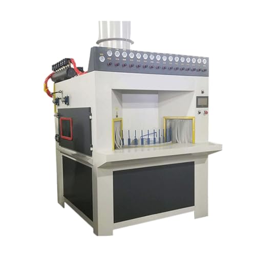Rotary Table Sandblasting Machine Automatic Abrasive Finishing Equipment for Hardware Components Cast Parts and Batch Processing Operations