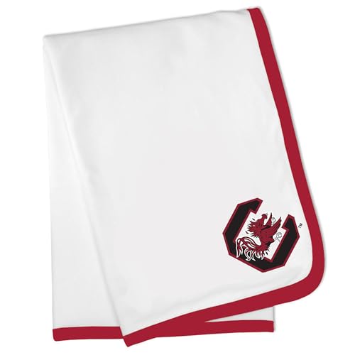 Image of Future Tailgater South Carolina Gamecocks Officially Licensed Baby Receiving Blanket - Garnet Trim