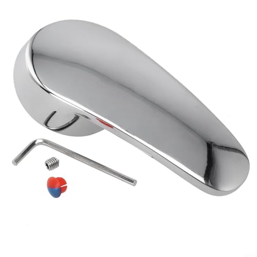 Faucet Tap Handle, Faucet Tap Single Lever Handle Spare Replacement Part for Kitchen Bathroom Tub and Shower, Zinc Alloy Single Lever Mixer Tap Handle