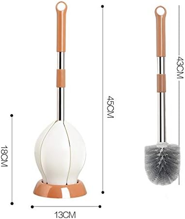 Toilet Brush and Holder Floor Standing Cleaning Automatic Opening and Closing Bathroom Tools image 3