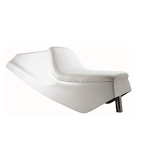 Selle cyclo Grand Prix blanc TUN'R avec tige de selle mobylette et pièces de rechange