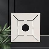 Ergonomisch geformtes Messwerkzeug in Blumenform für einfaches Fliesenlayout und Bauaufgaben (20 x 20 cm)