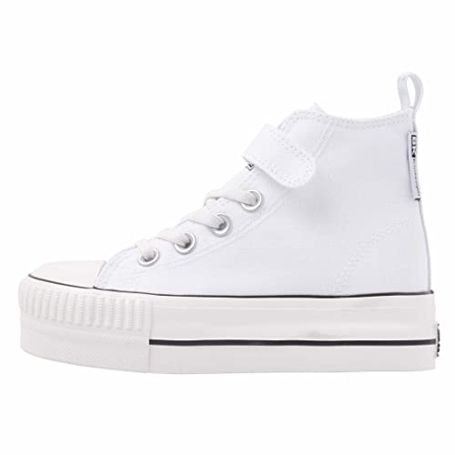 Kaya Mid BasketFille de British Knights, baskets montantes femme tendance et souples
