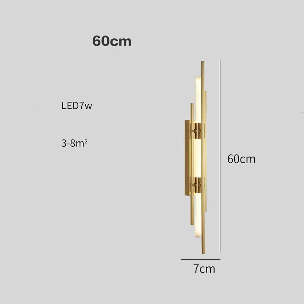 Applique da Parete a LED Moderna e Minimalista, Design lineare di metà secolo da 39,4 Pollici, Luce cablata per Arredamento Domestico, apparecchio di Illuminazione per Interni