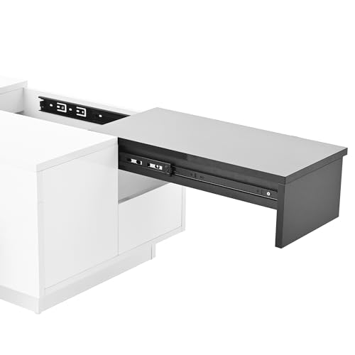 Mesa centro salon extensible para decoracion de hogar inteligente 7