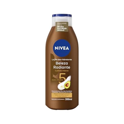NIVEA Hidratante Desodorante Beleza Radiante Cuidado Intenso 200ml
