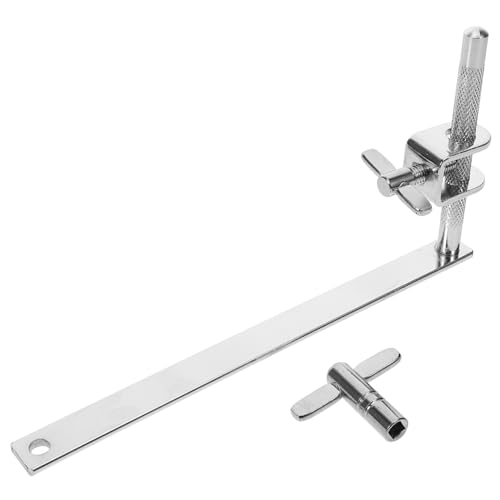 Abaodam Drum Music Instrument Accessory Cowbell Mount Clip Metal Cowbell Bracket Holder