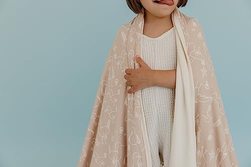 Image of Copper Pearl Jumbo 3-Layer Baby Blanket: Soft Baby Quilts for Boys and Girls | Breathable, Cozy, Toddler Blanket | Baby Quilt for Newborns | 60x72 Premium Material | Sandy
