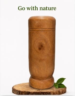 Image of Forest Woodland Wooden Glass Timbler for Diabetic Management & Sugar Control