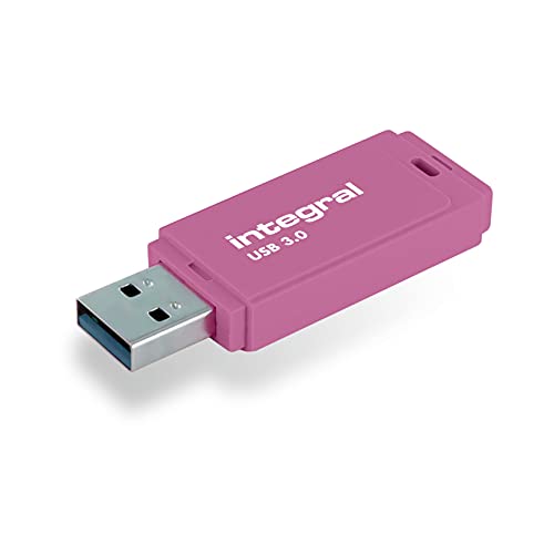 Integral 64GB Neon Pink USB 3.2 Gen 1 Flash Drive