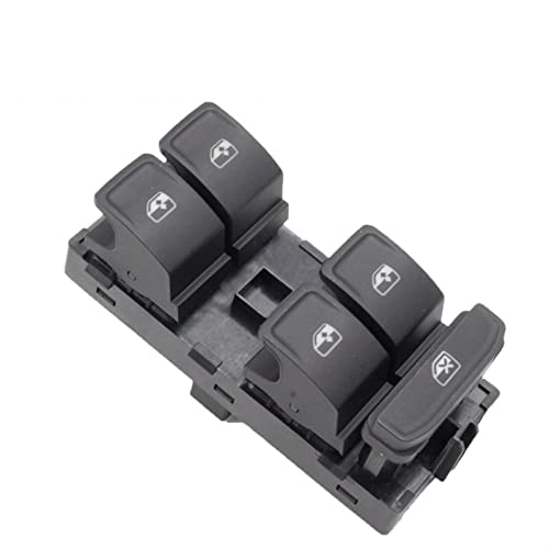 Szwaldaper Interruptor de elevalunas eléctrico, for Volkswagen, Golf, 7, Passat, 3G, Seat, Ateca Ibiza ST Leon 5G0959857D Interruptor de Ventana de Coche