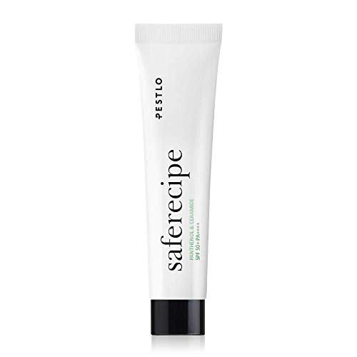 Pestlo Safe Recipe Sun Essence - Natural Facial Sunscreen Moisturizer, Hypoallergenic Korean Cosmetics