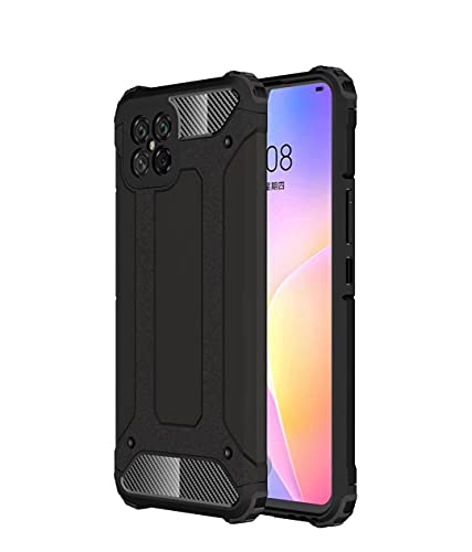RanTuo Schutzhülle für Xiaomi Black Shark 5 Hülle, TPU + PC 2 in 1 Doppelschutz, Robust, Kratzfest, Stoßfest, für Xiaomi Black Shark 5 Handyhülle.(Schwarz)