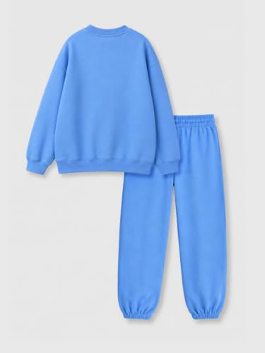 Image of Nap Chief Kids Cotton Co-Ord Set for Boys & Girls,Printed Sweatshirt with Joggers,Casual Wear Outfit