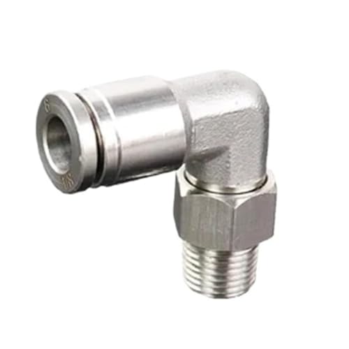 Conector de tubo de aire de acero inoxidable 1/8 para manguera neumática de taller 2