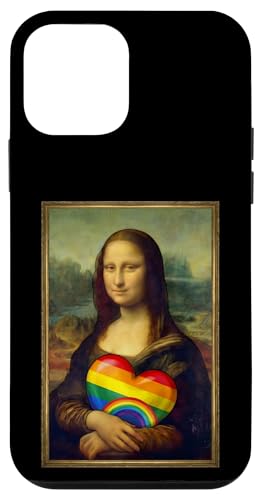 ���C���{�[ ���i���U �n�[�g ���� �v���C�h Funny Mona Lisa LGBTQ Heart �X�}�z�P�[�X iPhone 12 mini �p