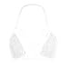 Body Shaper per donne sexy da donna Hollow Out Elastic Cage reggiseno canotta in pizzo reggiseno bustier look bagnato lingerie set biancheria intima donna pantaloni pigiama UK, bianco, XL