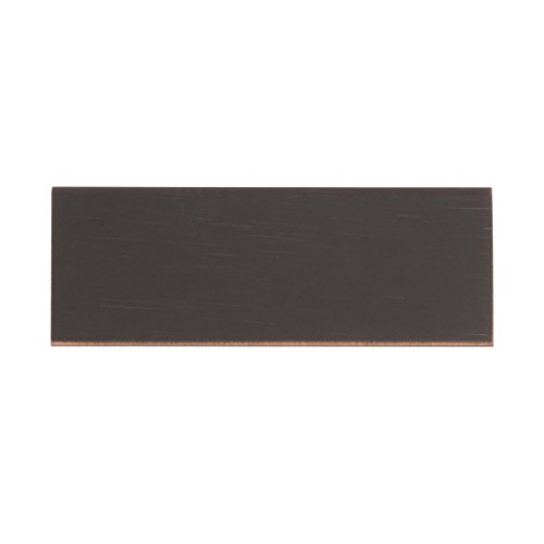 Image of Amerock | Cabinet Pull | Oil Rubbed Bronze | 3-3 /4 inch (96 mm) Center to Center | Edge Pull | 1 Pack | Drawer Pull | Drawer Handle | Cabinet Hardware