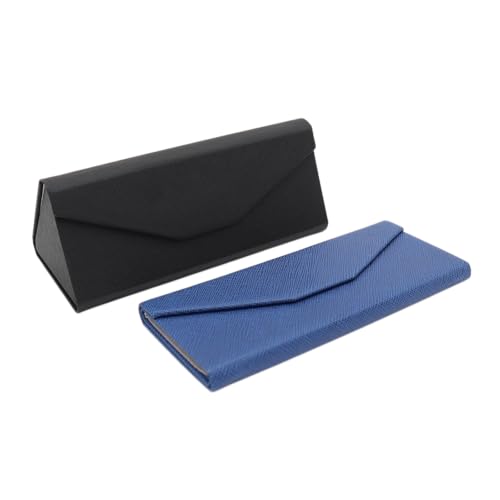 Image of Real Sic Glasses Case for Men and Women - Magnetic Folding Hard Shell Sunglass Holder - Inspired by Solid Color