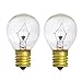 GULUANT 2 Pack Lamp Bulb for Lava Lite 5025-6 E17 Base Type (25 Watt - 120 V - 14.5 Inch)