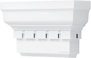 Broan-NuTone LA139WH Doorbell Kit, Decorative Wired Two-Note Door Chime for Home, 3.38" x 10.25" x 6.38", White
