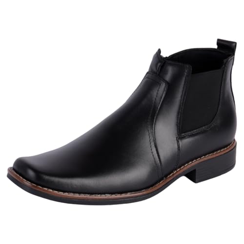 Consejos para Comprar Zapatos de Caballero - los preferidos. 50 Fratello botines chelsea para hombre 2010 color negro, diseño de corte clásico con elásticos laterales, ideales para oficina, eventos formales y salidas casuales, perfectos para...